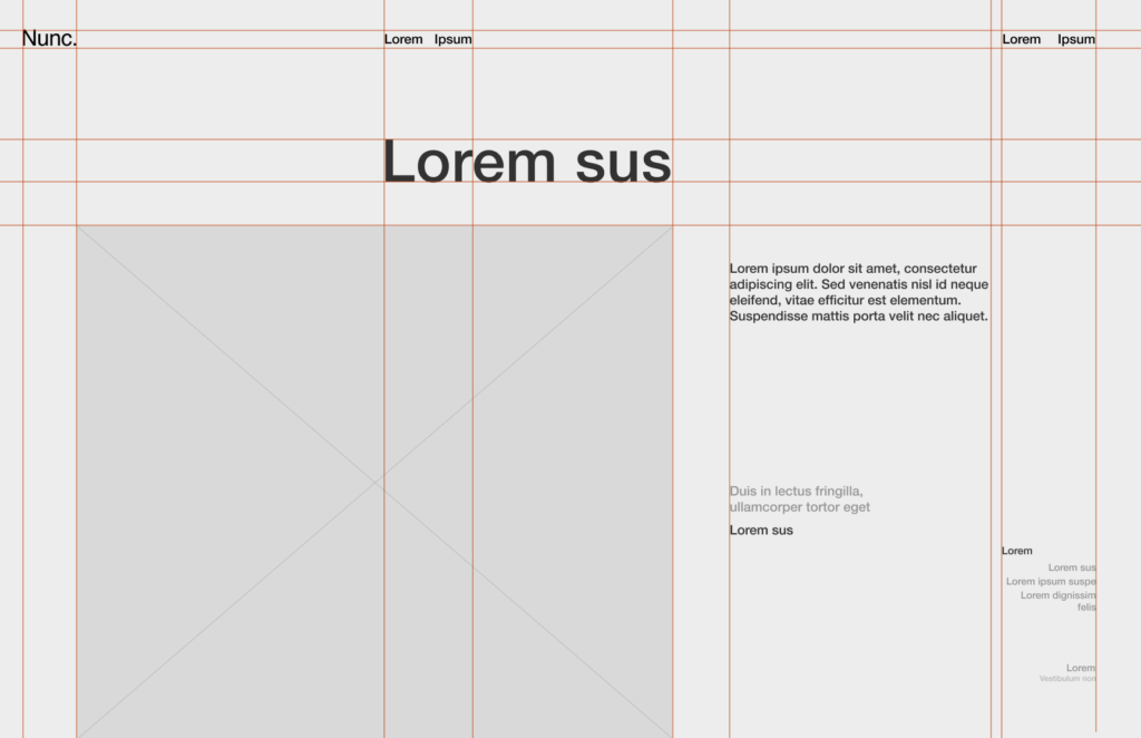 Wireframe site web